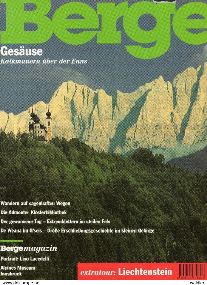 BERGE  -  MAGAZIN DER BERGWELT  Nr. 68   (GESÄUSE) - Voyage & Divertissement