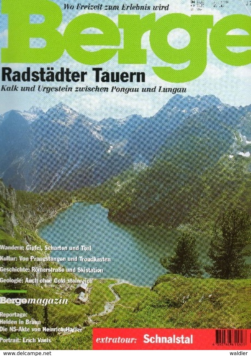 BERGE  -  MAGAZIN DER BERGWELT  Nr. 85   (RADSTÄDTER TAUERN) - Viajes  & Diversiones