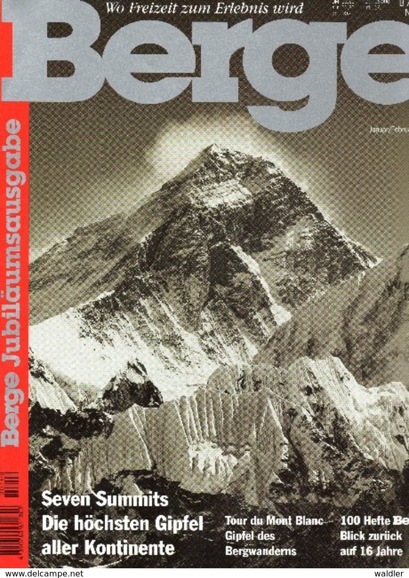 BERGE  -  MAGAZIN DER BERGWELT  Nr. 100   (SEVEN SUMMITS) - Voyage & Divertissement