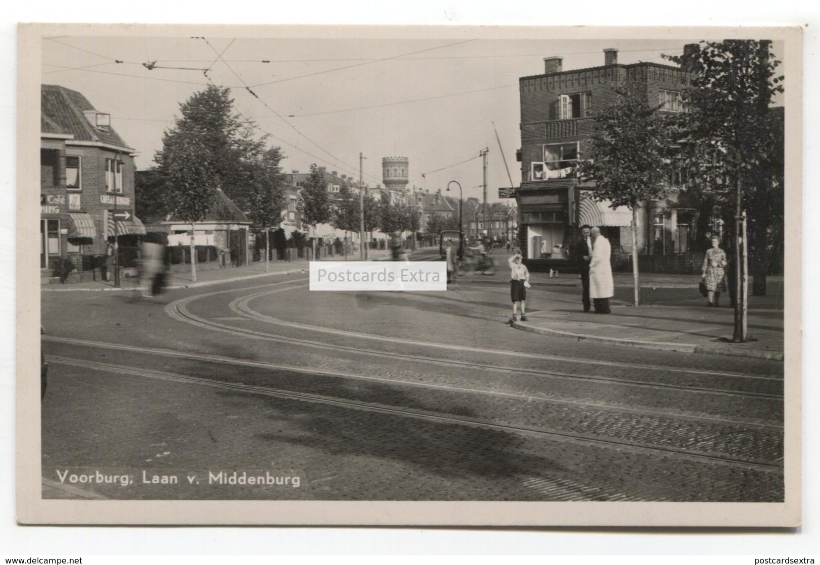 Voorburg - Laan V. Middenburg - C1950's Netherlands Real Photo Postcard - Voorburg