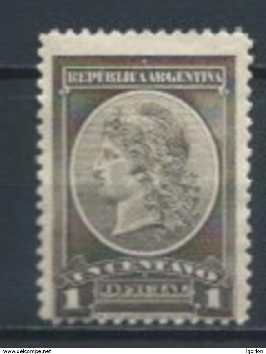 ARGENTINA 1901 (O) USADOS MI-D25AI YT-S30 CABEZA DE LA  LIBERTAD - Unused Stamps