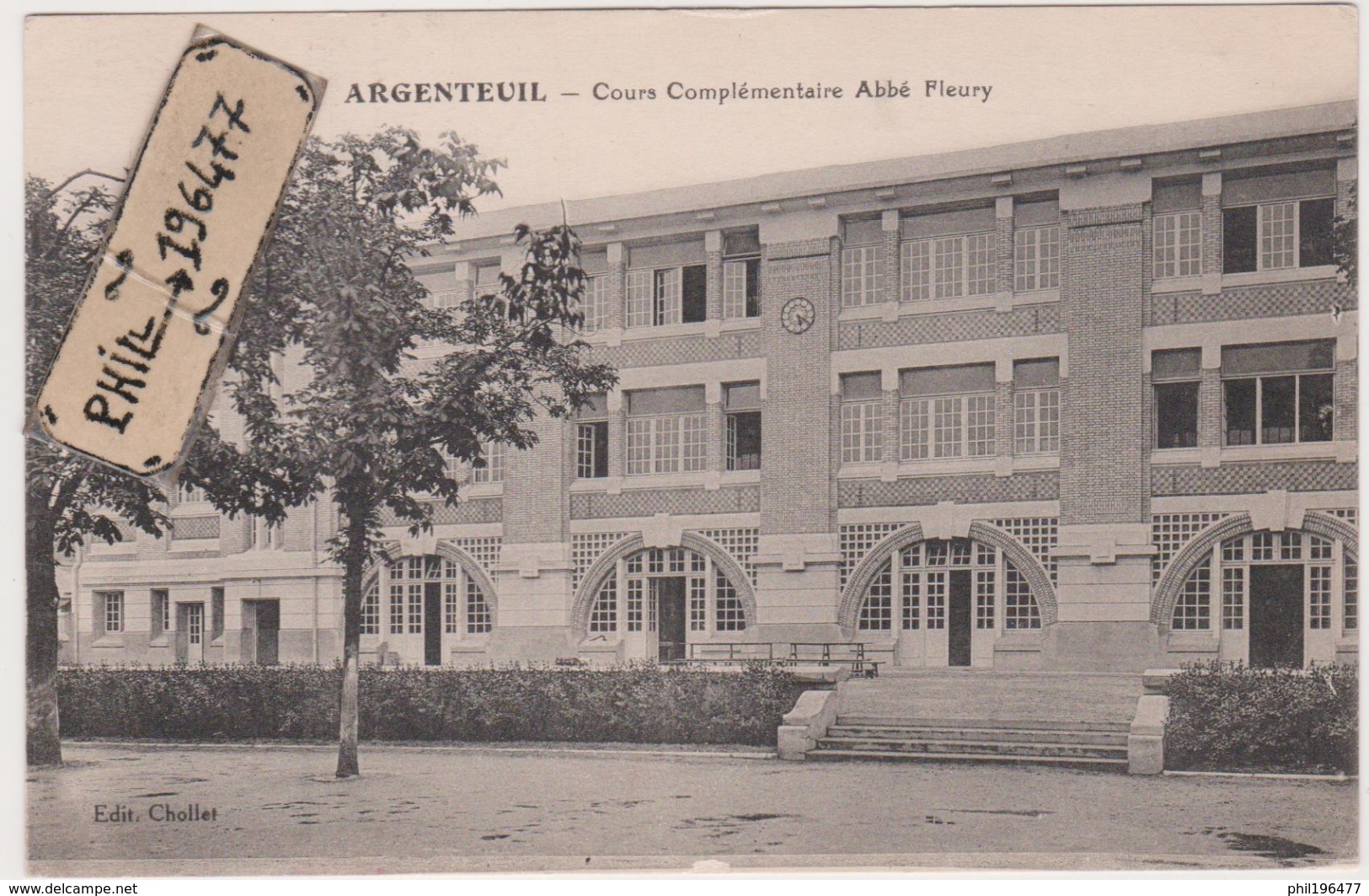 95 Argenteuil - Cpa / Cours Complémentaire Abbé Fleury. - Argenteuil