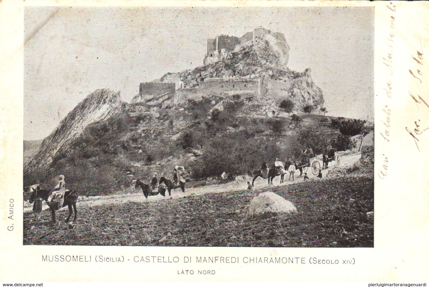 12491 - Mussomeli - Castello Di Manfredi Chiaramonte F - Caltanissetta