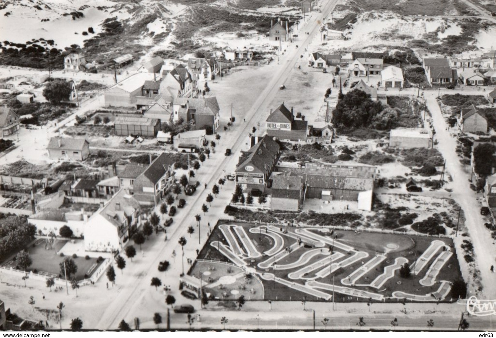 [62] Pas De Calais > Non Classés Stella Plage Vue Aerienne  Le Golf Miniature Et Place Des Etats Unis - Otros & Sin Clasificación