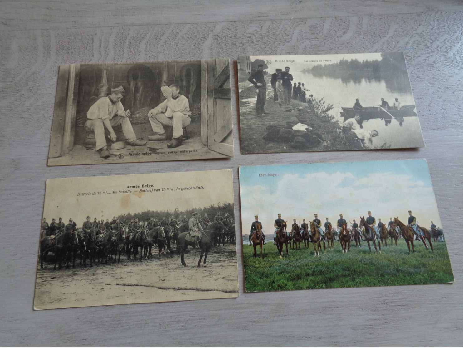 Beau Lot De 20 Cartes Postales De L' Armée Belge Soldats Soldat  Mooi Lot Van 20 Postkaarten Leger Soldaten Soldaat - 5 - 99 Cartes