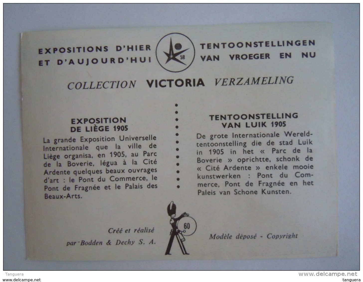 Chromo Victoria Expo 58 Expositions Tentoonstellingen 60 Exposition De Liège 1905 Tentoonstelling Van Luik 1905 - Victoria