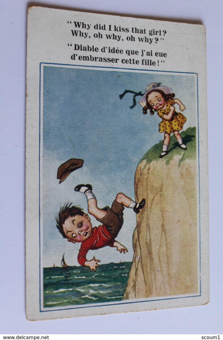 Humour Enfants " Diable D Idee Que J Ai Eue D Embrasser Cette Fille" Comique Series - Humour