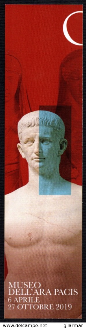 ITALIA 2019 - SEGNALIBRO / BOOKMARK - MUSEO DELL'ARA PACIS - CLAUDIO IMPERATORE - MESSALINA, AGRIPPINA, UNA DINASTIA - Segnalibri