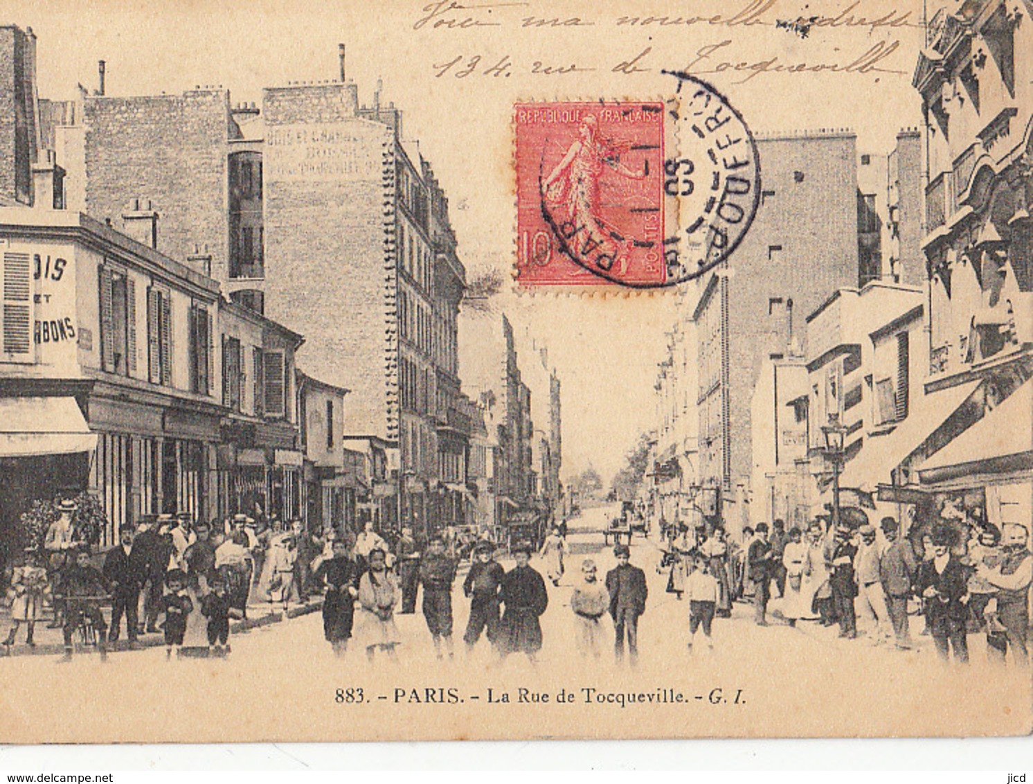 75- Paris  La Rue De Tocqueville - District 17
