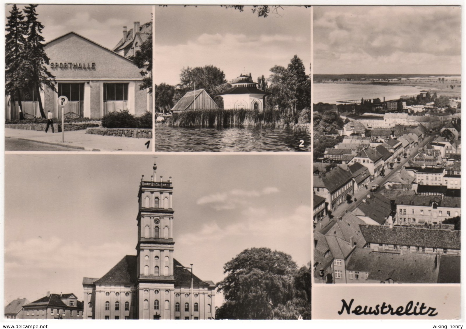 Neustrelitz - S/w Mehrbildkarte 5 - Neustrelitz