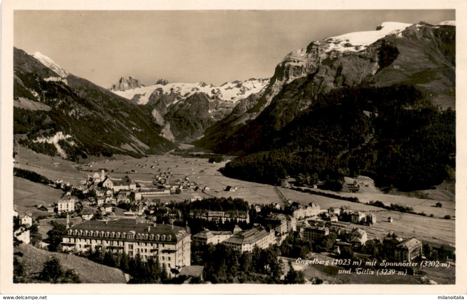 Engelberg Mit Spannörter Und Titlis (33403) - Engelberg