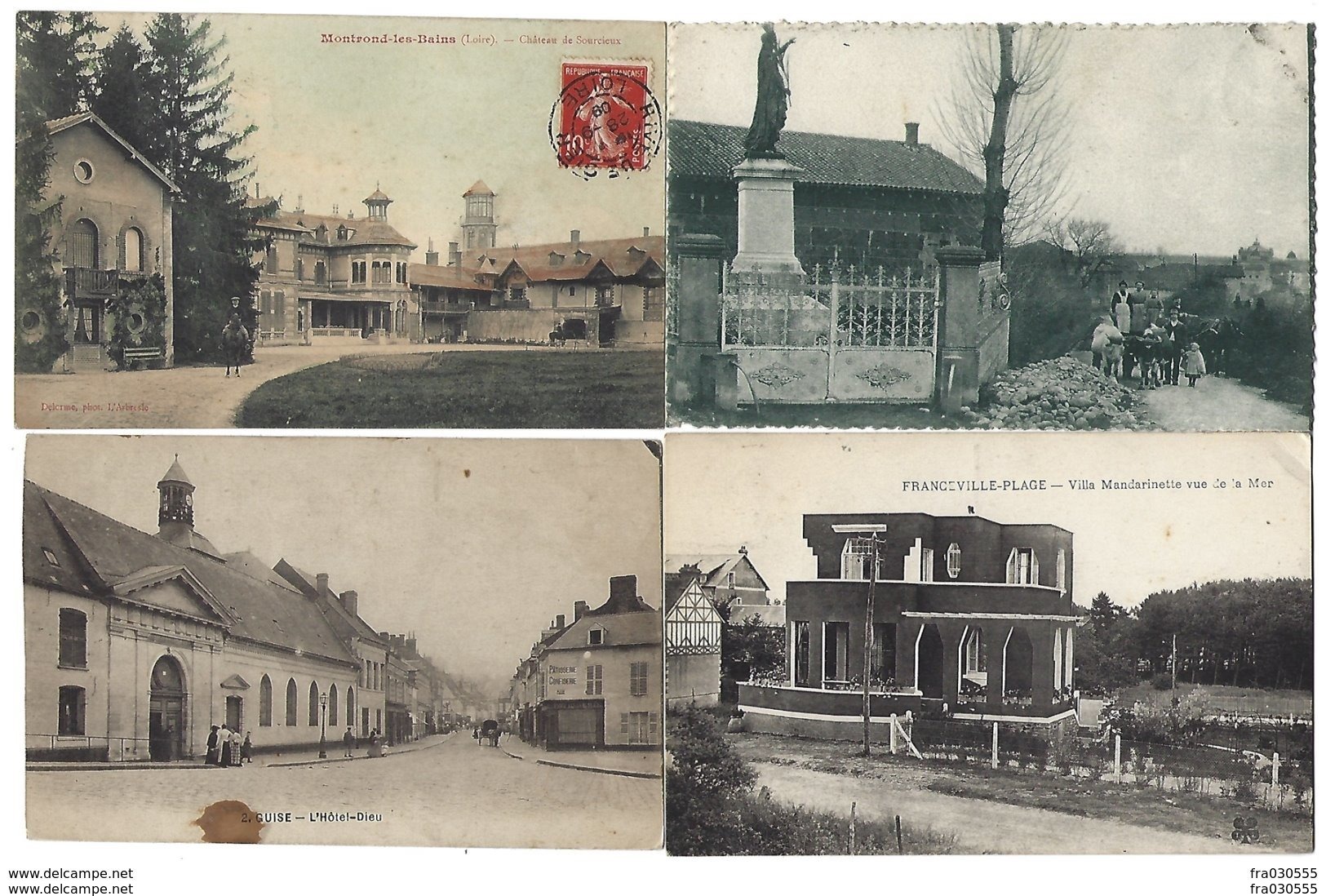 FRANCE - Lot De 73 CPA - UNIQUEMENT DES VILLAGES - Toutes Régions - 5 - 99 Postkaarten