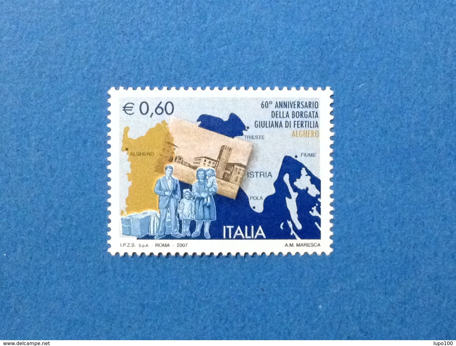 2007 ITALIA BORGATA GIULIANA DI FERTILIA ALGHERO FRANCOBOLLO NUOVO STAMP NEW MNH** - 2001-10: Neufs