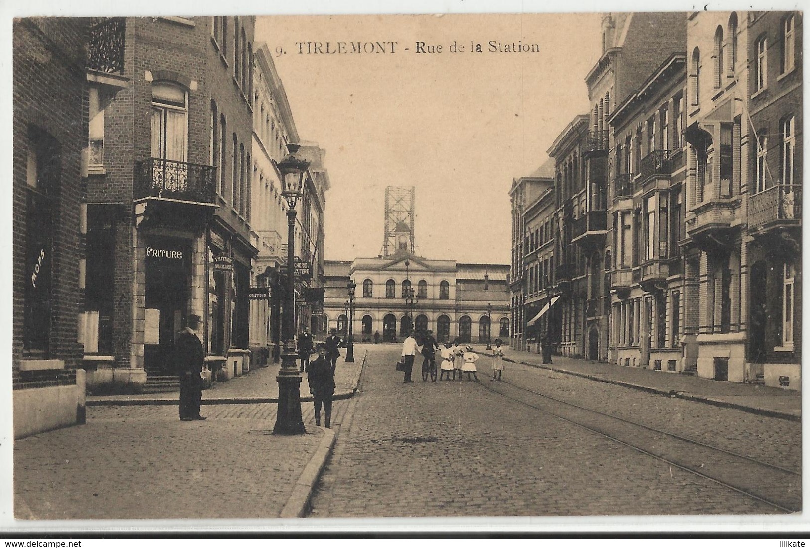 TIRLEMONT: Rue De La Station (Tienen) 1921 - Tienen