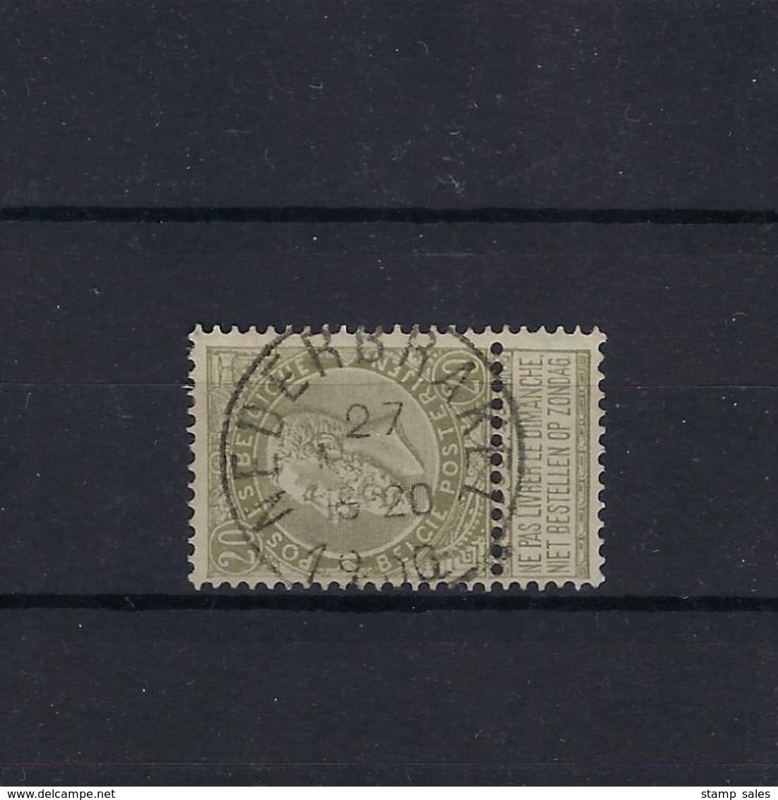 N°59 GESTEMPELD Nederbrakel 1900 COBA € 5,00 SUPERBE - 1893-1900 Fine Barbe