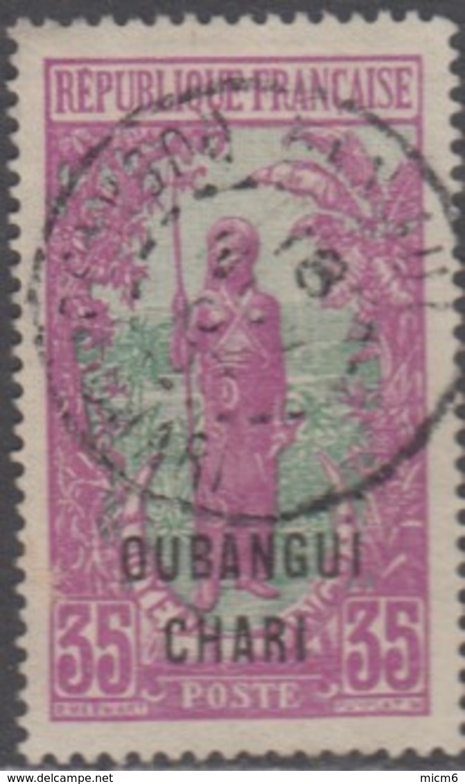 Oubangui-Chari - N° 34 (YT) N° 34 (AM) Oblitéré. - Used Stamps