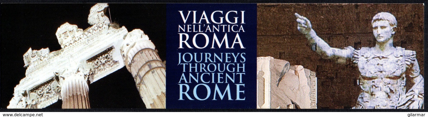 ITALIA 2019 - SEGNALIBRO / BOOKMARK - PIERO ANGELA: VIAGGI NELL'ANTICA ROMA - 2 STORIE E 2 PERCORSI - Segnalibri