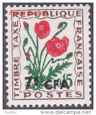 Réunion N° Taxe 50 ** Fleurs Des Champs - Coquelicot - Postage Due