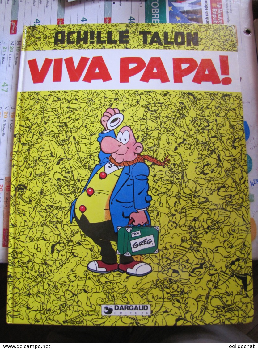 14862 ACHILLE TALON :  Viva Papa .  Greg   1980   Dargaud - Autres & Non Classés