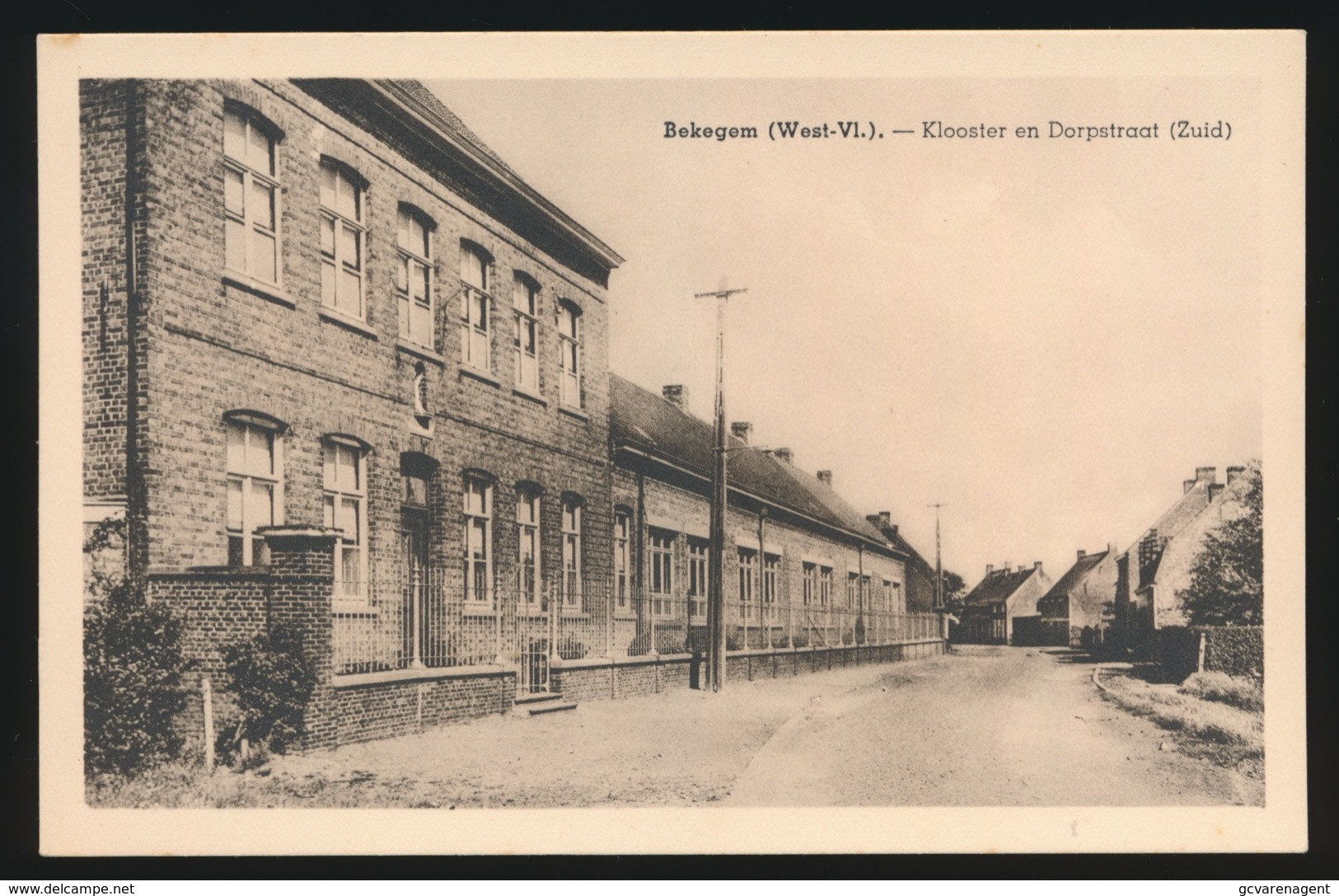 BEKEGEM  WEST VL - KLOOSTER EN DORPSTRAAT - Ichtegem