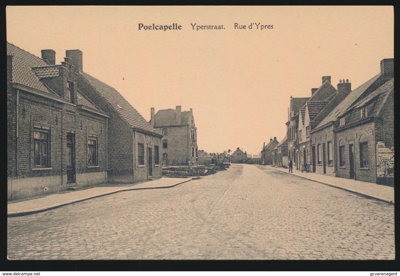 POELCAPELLE    YPERSTRAAT  RUE D'YPRES - Langemark-Poelkapelle