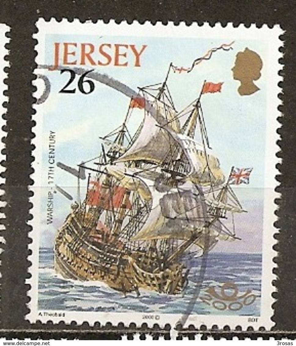 Jersey 2000 Bateau Ship Obl - Jersey