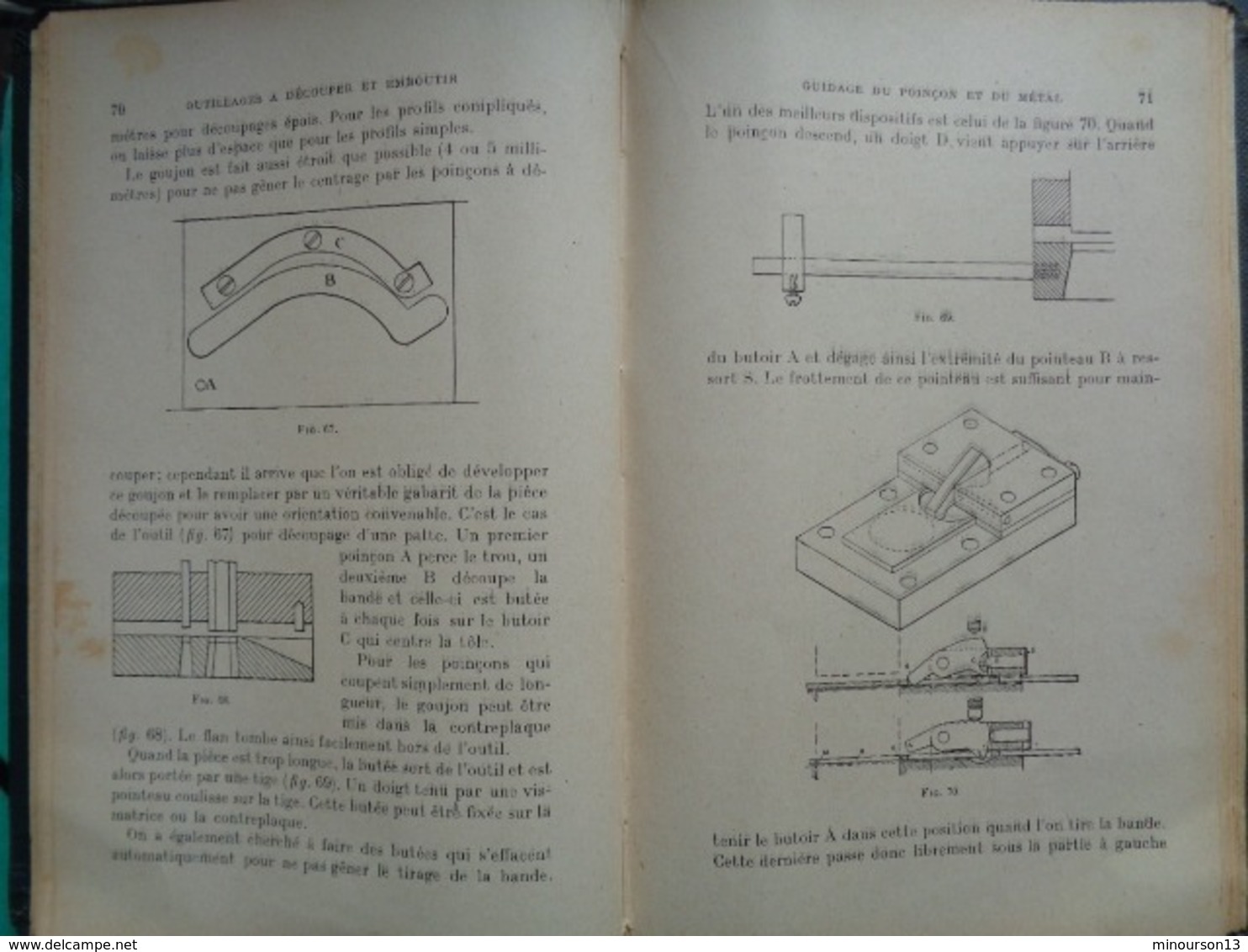 1929 - NOTES PRATIQUES SUR LES OUTILLAGES A DECOUPER ET A EMBOUTIR