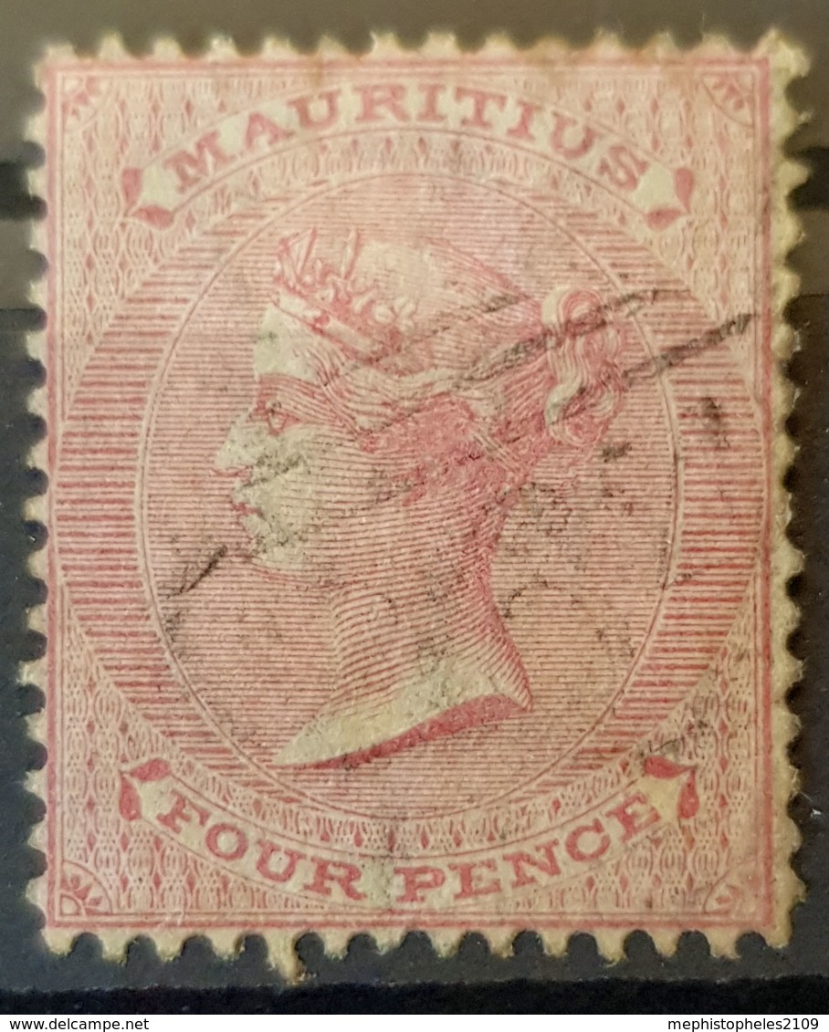 MAURITIUS 1863/72 - Canceled - Sc# 35 - 4p - Mauritius (...-1967)