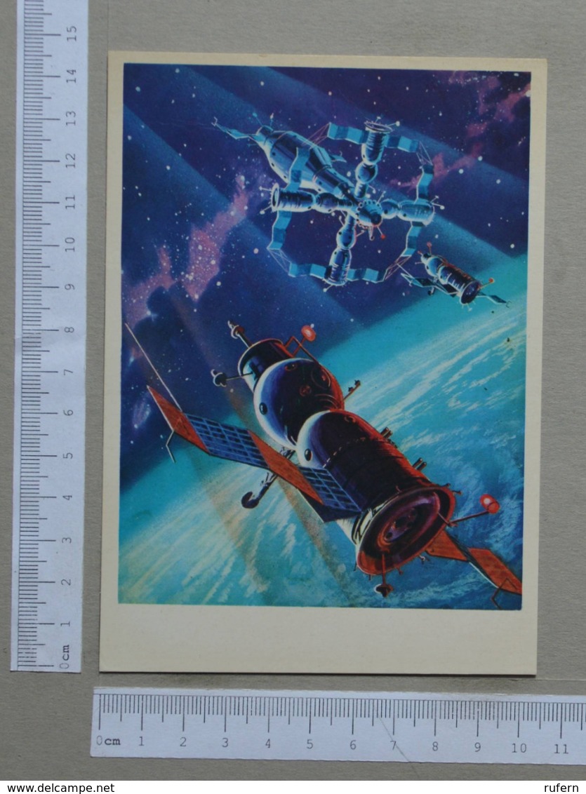 RUSSIA - SPACE -  TRANSPORT -   2 SCANS    - (Nº31358) - Espace