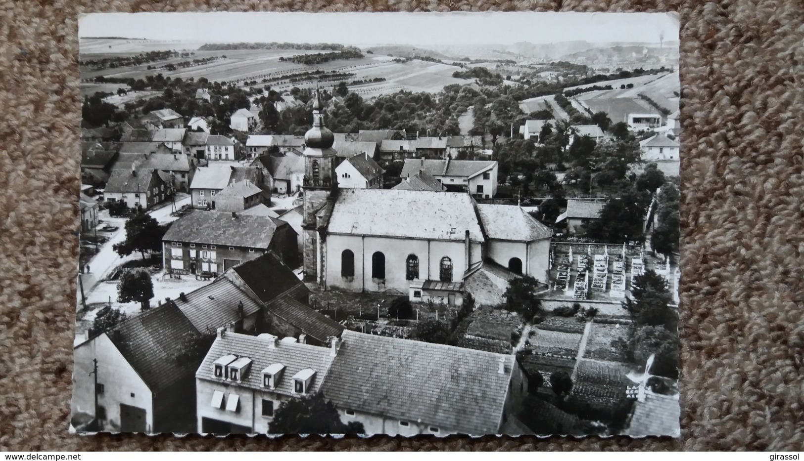 CPSM SEINGBOUSE MOSELLE VUE GENERALE  EN AVION AU DESSUS DE LAPIE 2 1961 - Autres & Non Classés