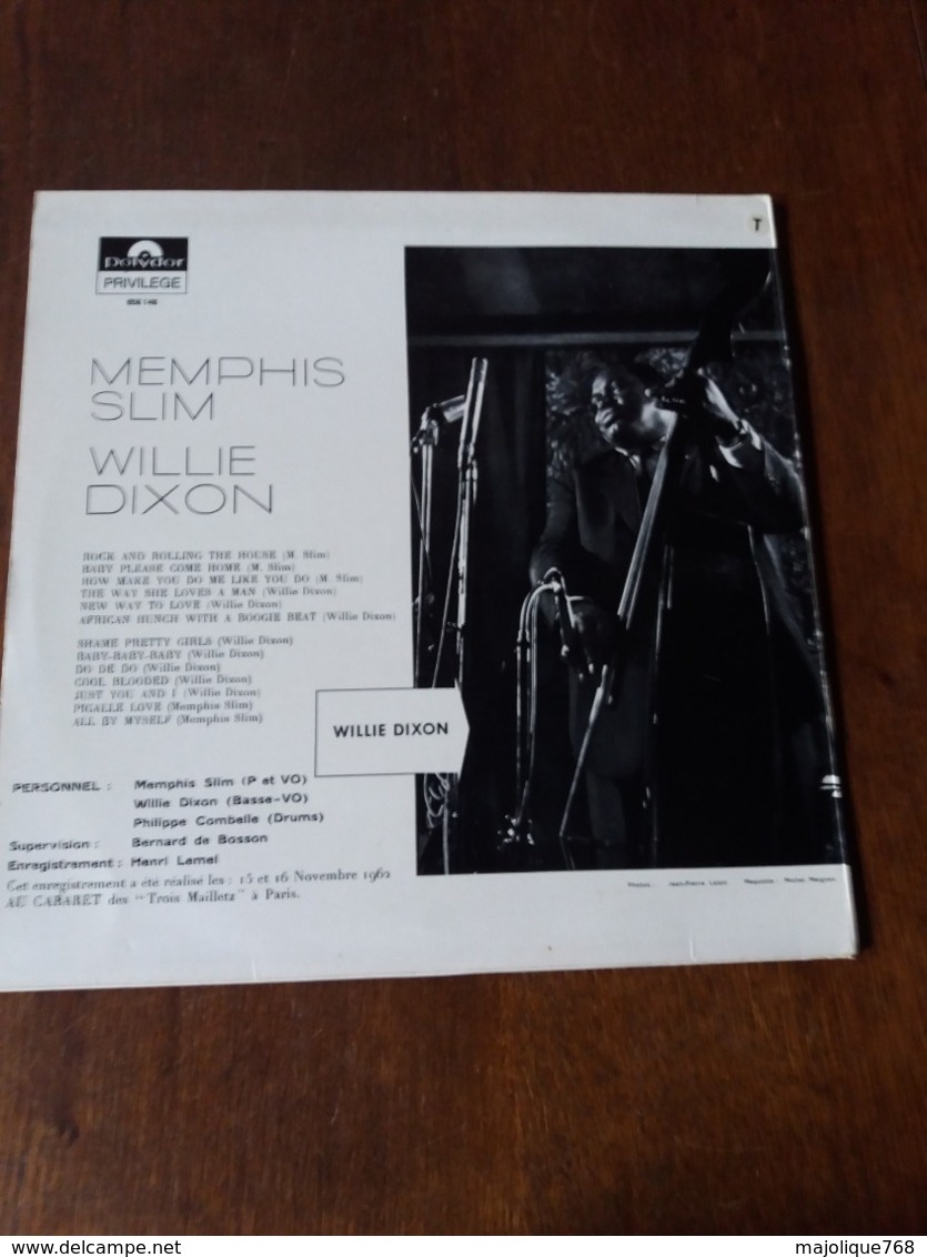 Memphis Slim - Willie Dixon Aux Trois Mailletz - Polydor 658148 - 1969 - Blues