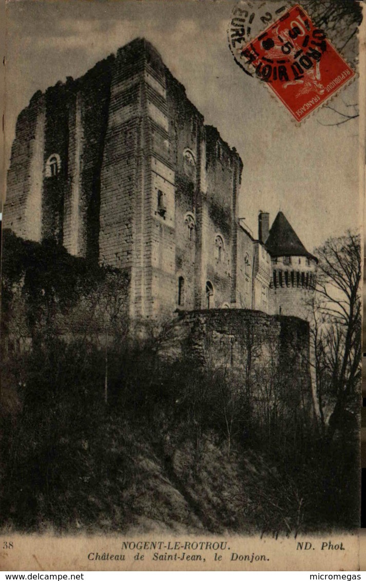 28 - NOGENT-le-ROTROU - Le Château De Saint-Jean, Le Donjon - Nogent Le Rotrou