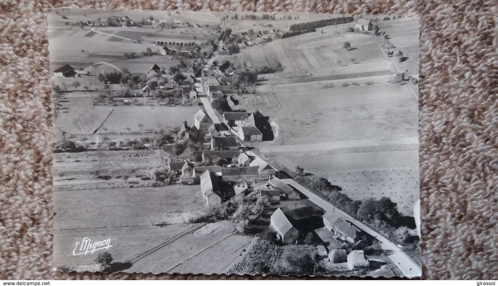 CPSM VAUMORT YONNE VUE AERIENNE ED MIGNON 1956 - Autres & Non Classés