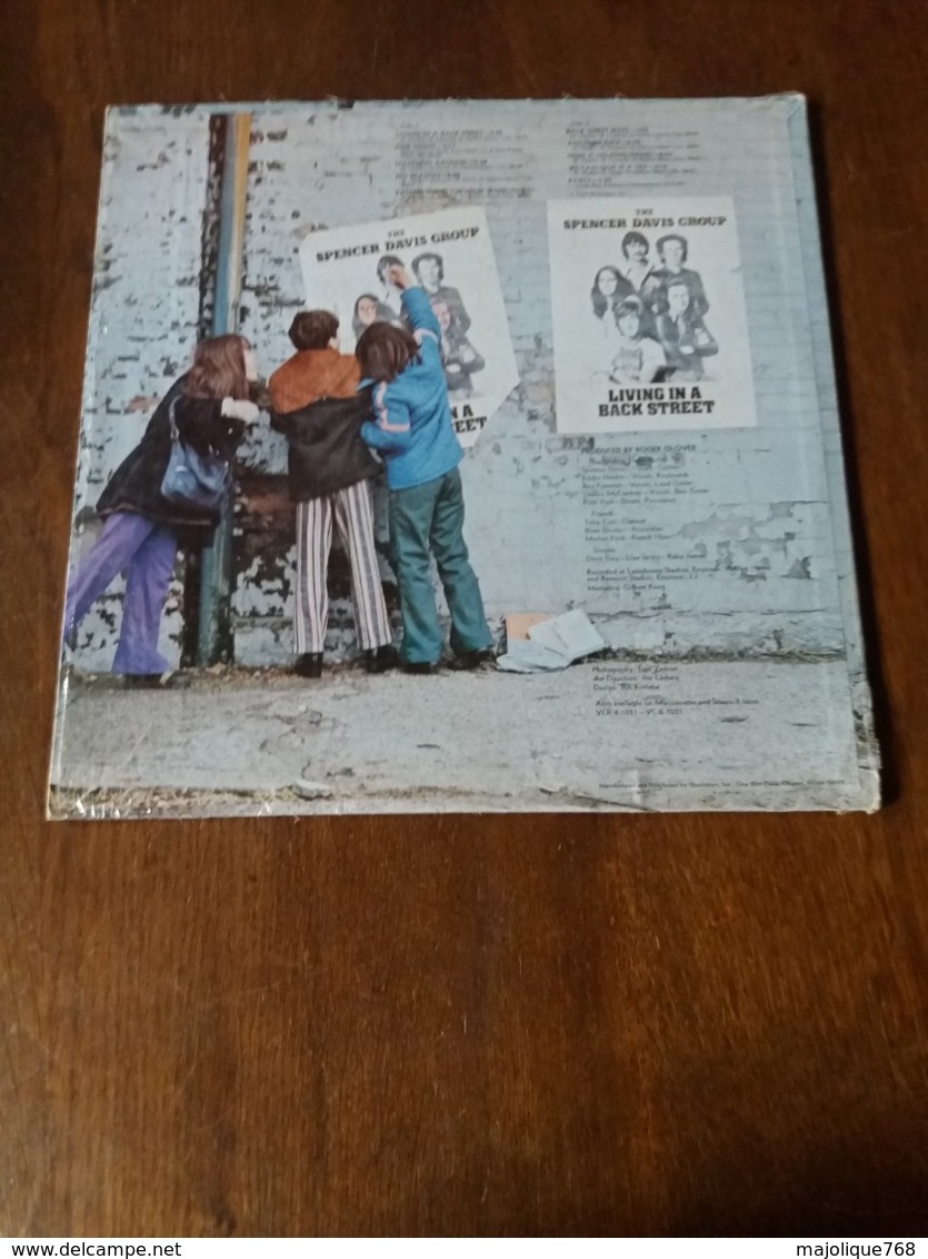 The Spencer Davis Group - Living In A Back Street - Vertigo VEL-1021 - 1974 USA - - Rock