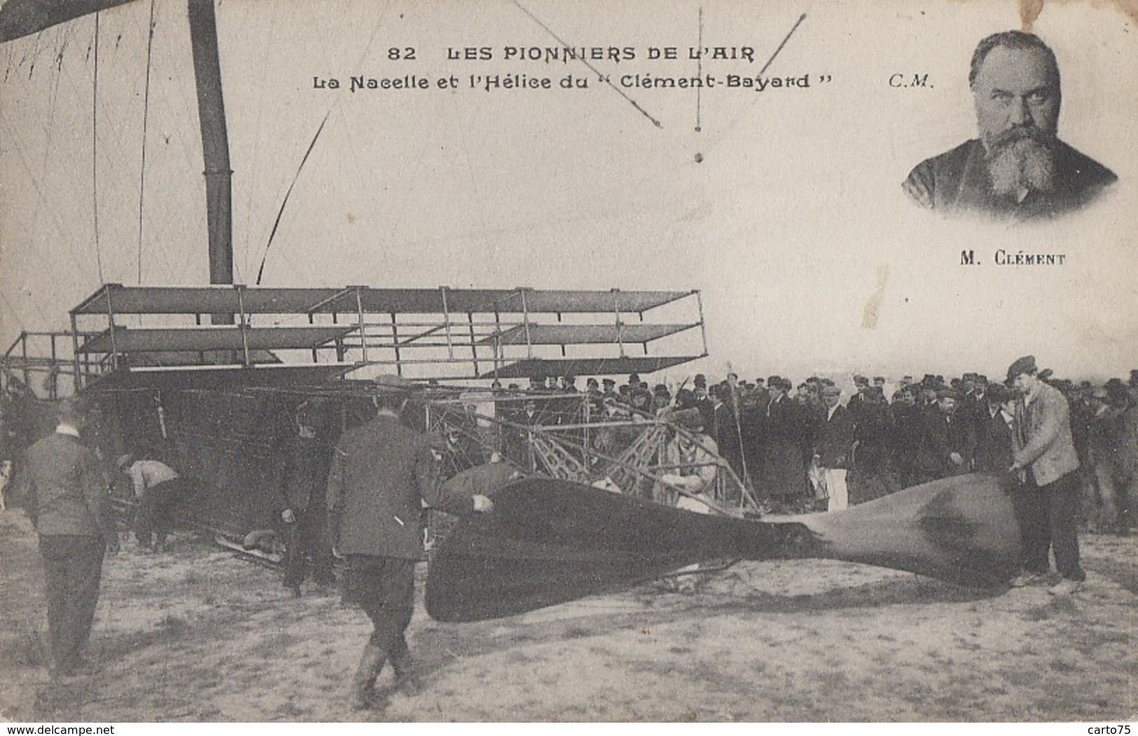 Aviation - Constructeur Aéronautique Clément - Dirigeable "Clément-Bayard" - Nacelle Hélice - Dirigibili