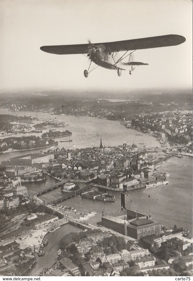 Aviation - Avion De Photographie Aérienne - Photographer Oscar Bladh 1928 - Stockholm - 1919-1938: Entre Guerres