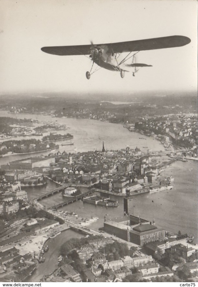Aviation - Avion De Photographie Aérienne - Photographer Oscar Bladh 1928 - Flygfoto - Stockholm - 1919-1938: Entre Guerres