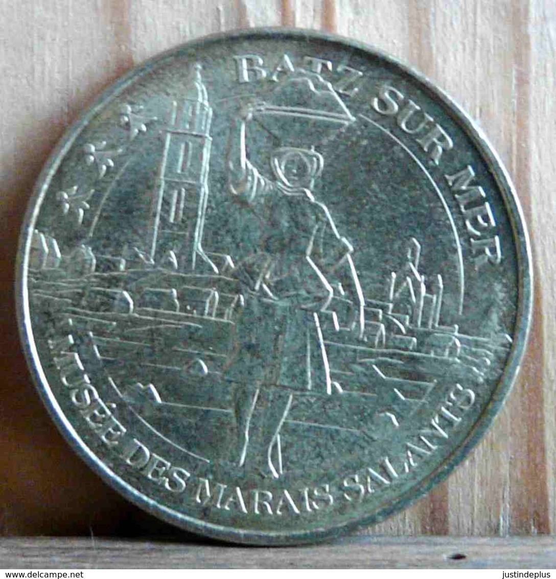 BATZ SUR MER PALUDIERE LA GEDRE SUR LA TETE MONNAIE DE PARIS 2009 JETON TOURISTIQUE TOKEN - 2009