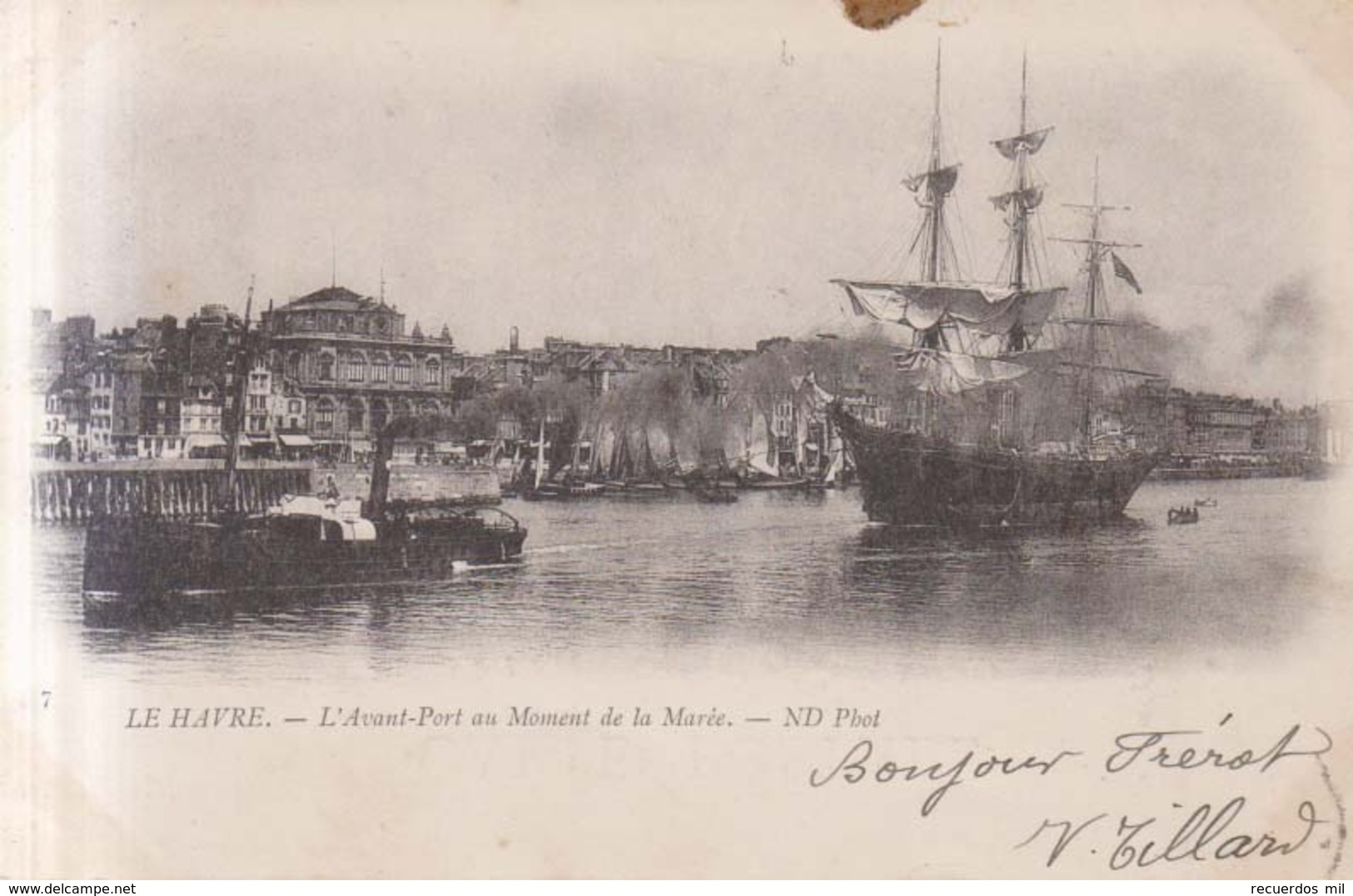 Le Havre  L'Avant Port  1902 - Harbour