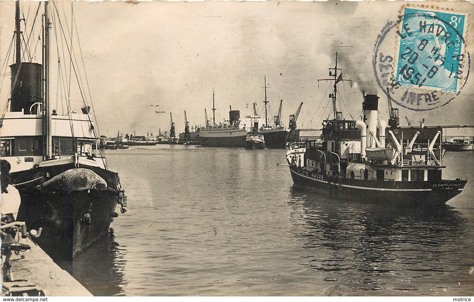 LE HAVRE - Le "de Grasse" , Quai Des Remorqueurs Et Bateau Pilote. - Remorqueurs