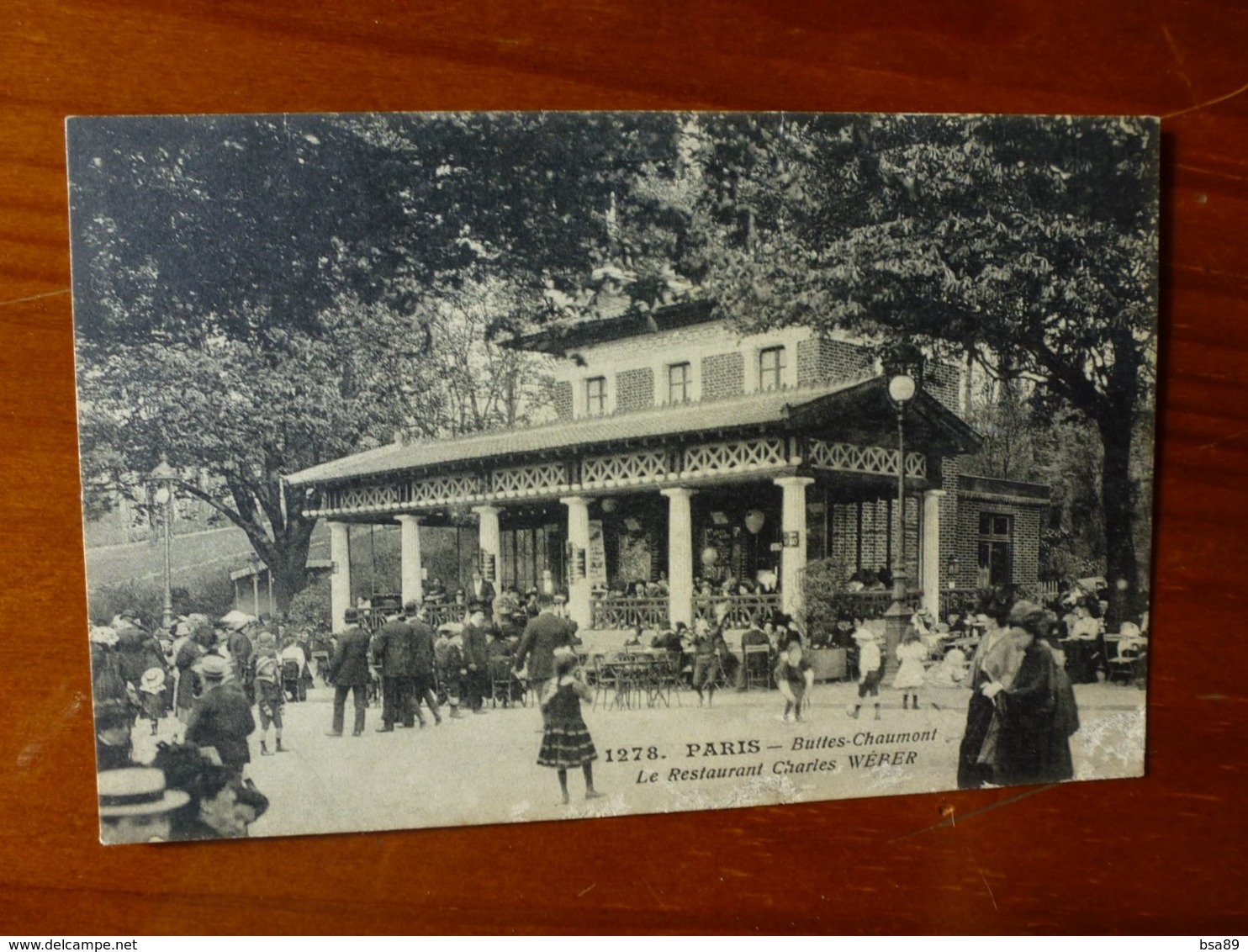 CPA LOT DE 9 CARTES DES BUTTES-CHAUMONT, DONT 5 DE LA SERIE TOUT PARIS