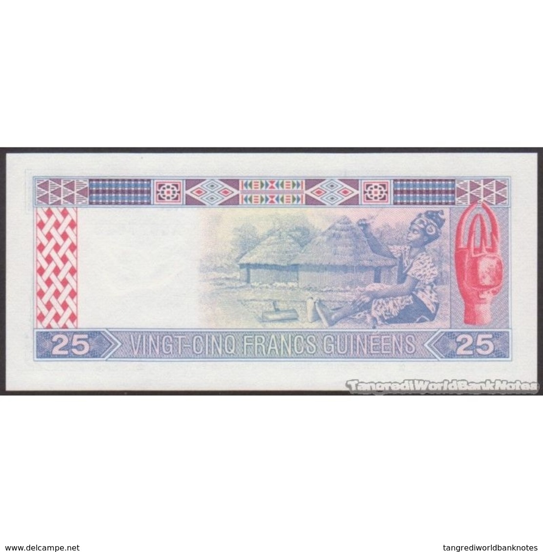 TWN - GUINEA 28a - 25 Francs 1985 Prefix AG UNC - Guinee