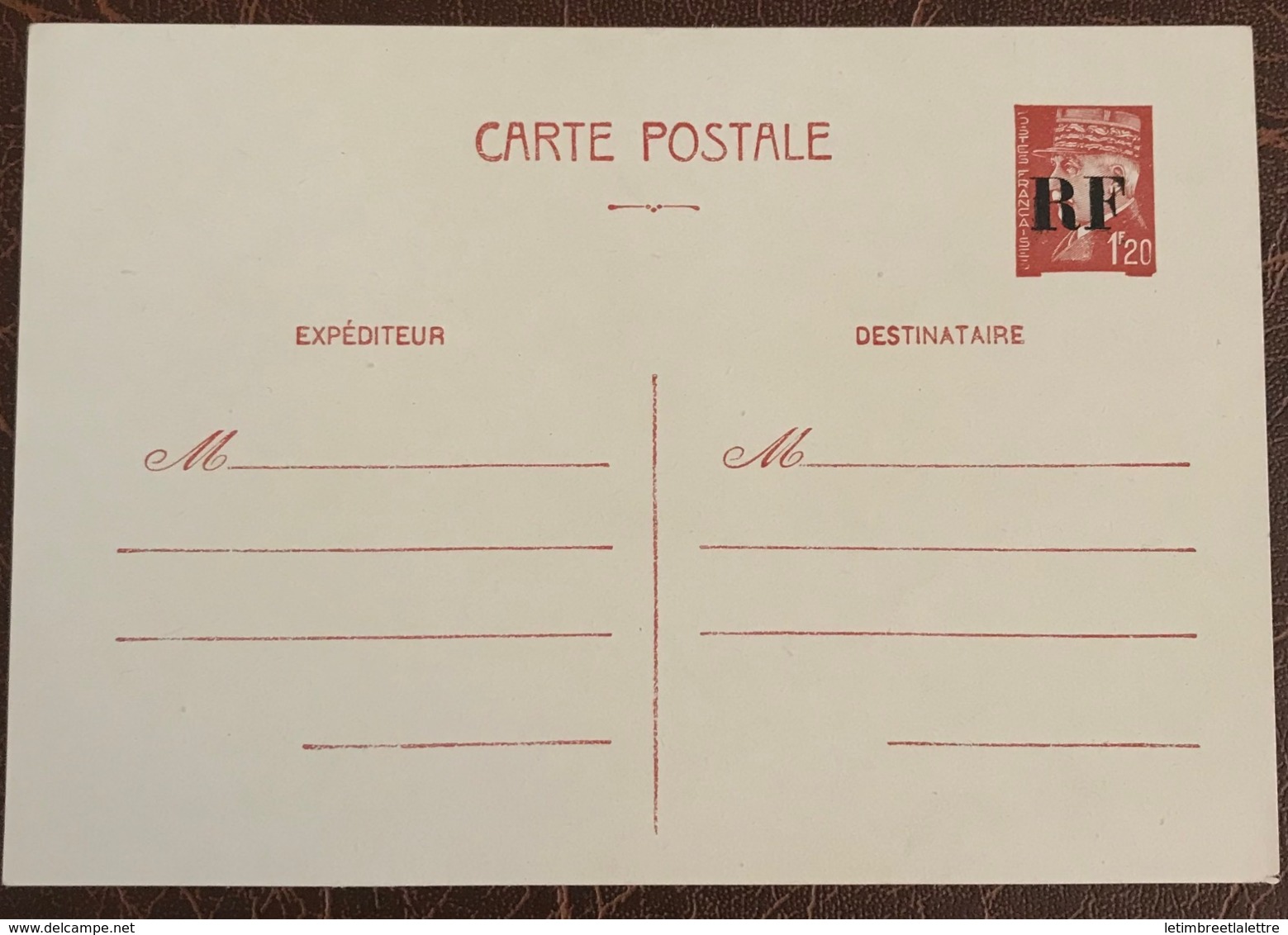 France, Libération, Entier Postal, 1944, D4 Ou D4 A En Très Bonne état ( Orléans Ou Blois à Déterminer ) - Liberation