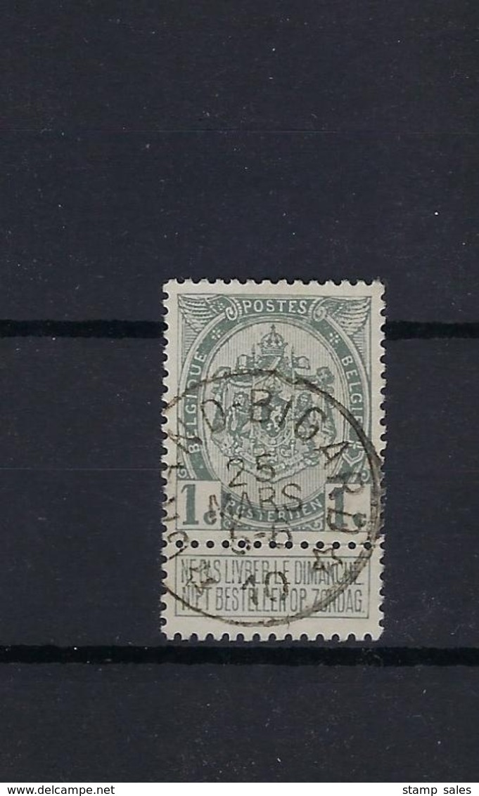 N°81 GESTEMPELD *Grand-Bigard* 1910 COBA € 11,25 SUPERBE - 1893-1907 Coat Of Arms