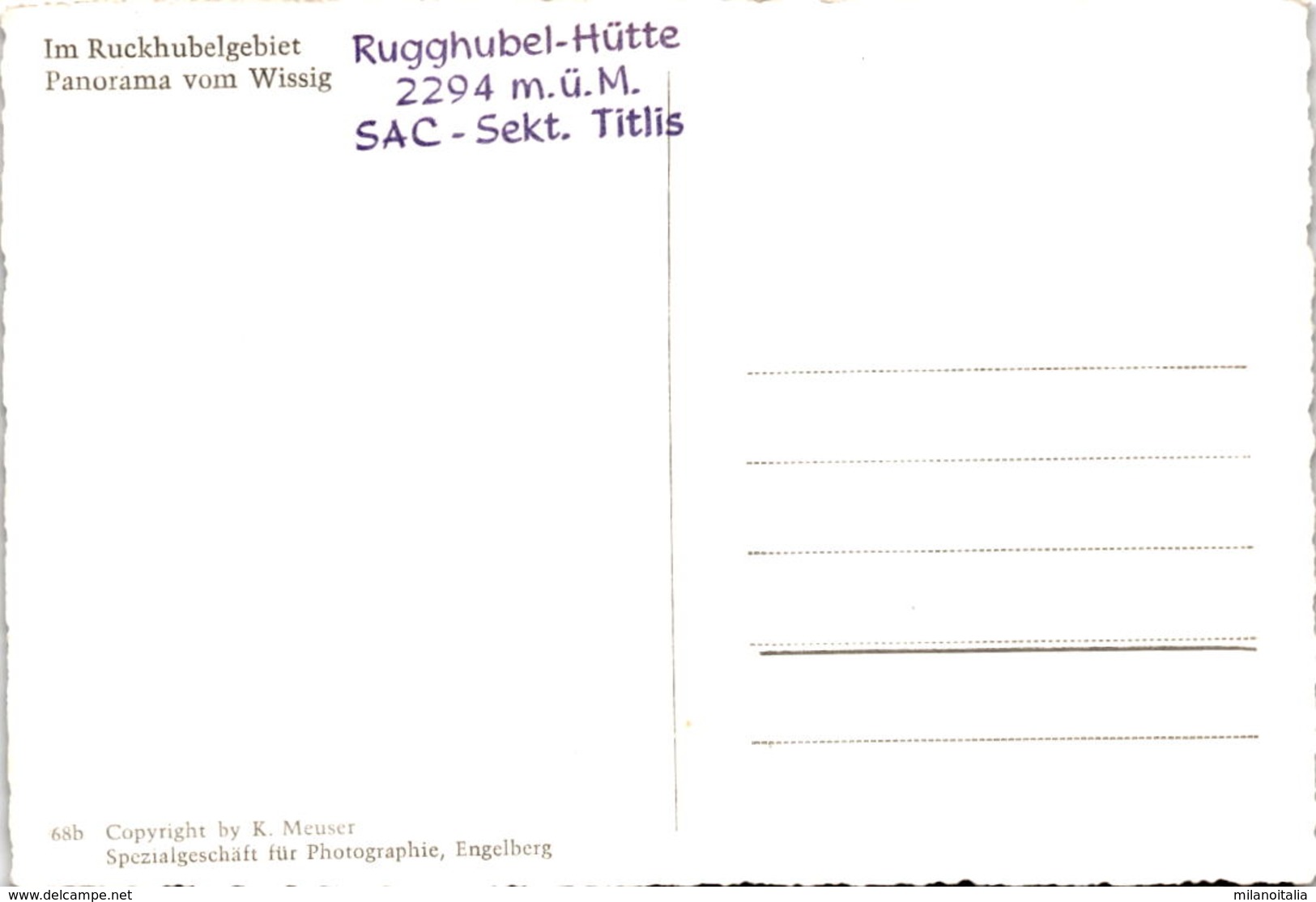 Im Ruckhubelgebiet - Panorama Vom Wissig (68b) - Andere & Zonder Classificatie