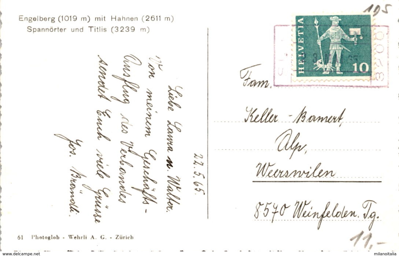 Engelberg Mit Hahnen, Spannörter Und Titlis (61) * 23. 5. 1965 - Engelberg