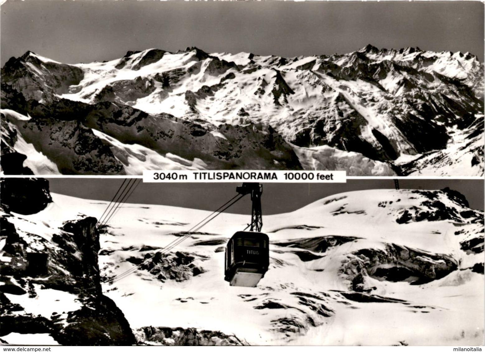 Titlispanorama - 2 Bilder (02923) * 30. Juni 1969 - Sonstige & Ohne Zuordnung