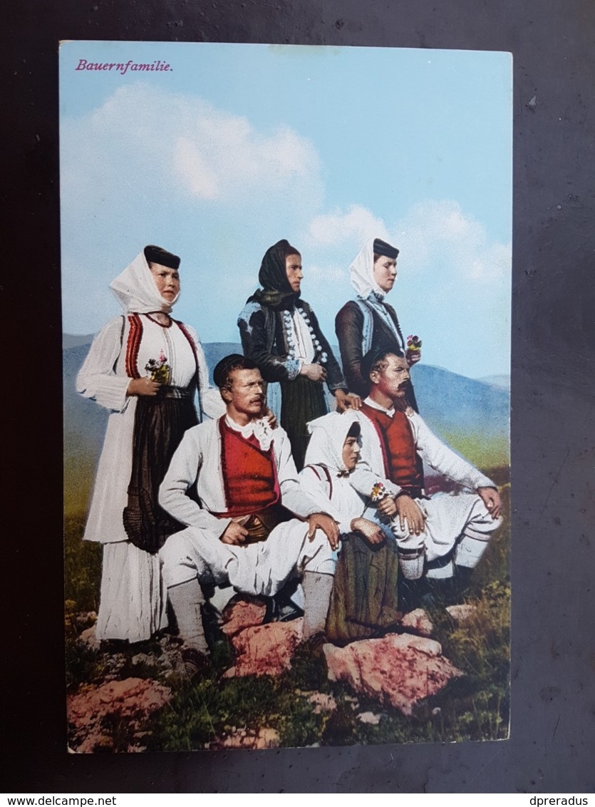 Bosnien Bosnia Bosna Serbien Kroatien Bauern Tracht Cca. 1910. - Bosnien-Herzegowina