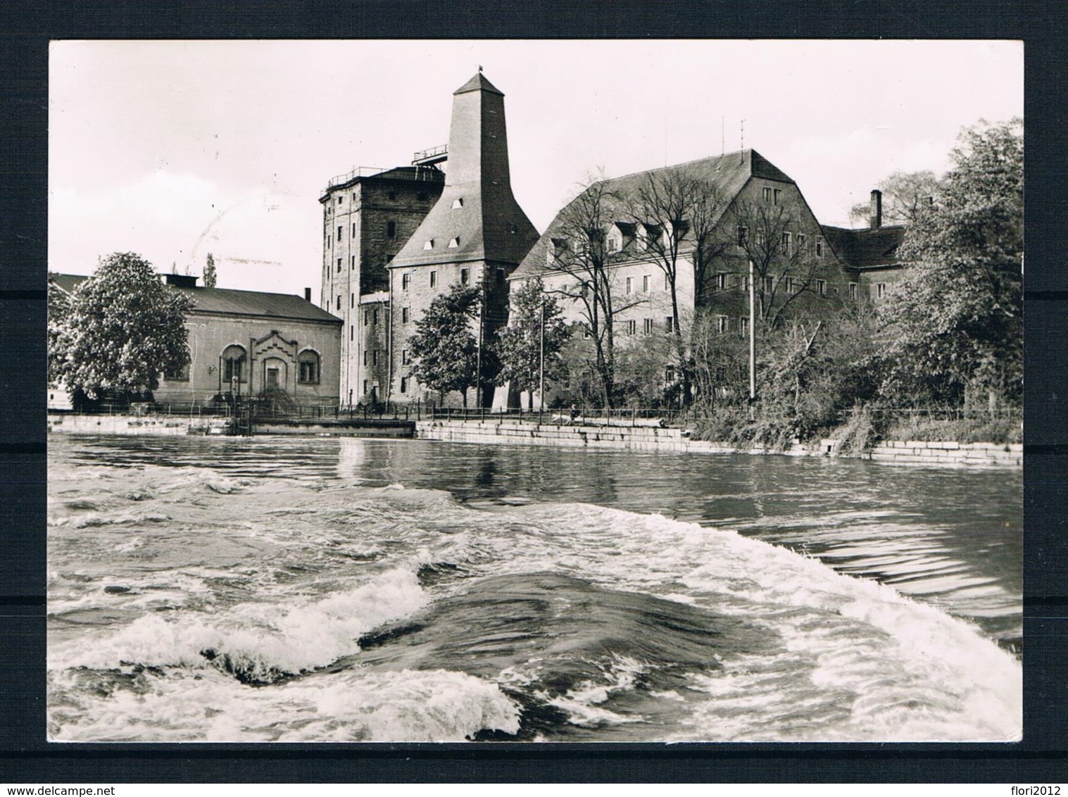 (2535) AK Bad Dürrenberg - Saalewehr - Merseburg