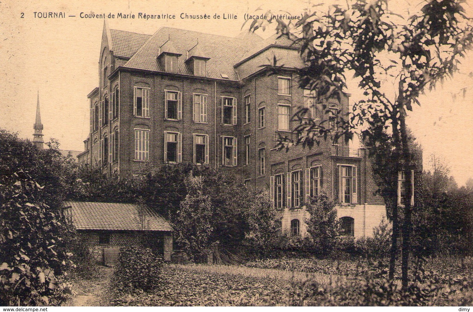 Cpa Belgique Tournai Couvent De Marie Réparatrice (Chaussée De Lille) - Tournai